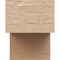 Ekena Millwork 6in. W x 8in. H x 24in. L Chapel Hill Woodgrain TimberThane Rafter Tail, Primed Tan RFTUR06X08X24CHPRCPR - alternate 2